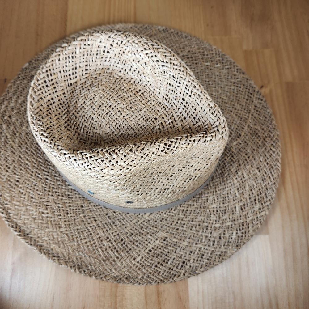 PENDLETON Men's Hat Medium Straw Made USA Fedora Wide Brim Outdoor Western - Picture 9 of 10